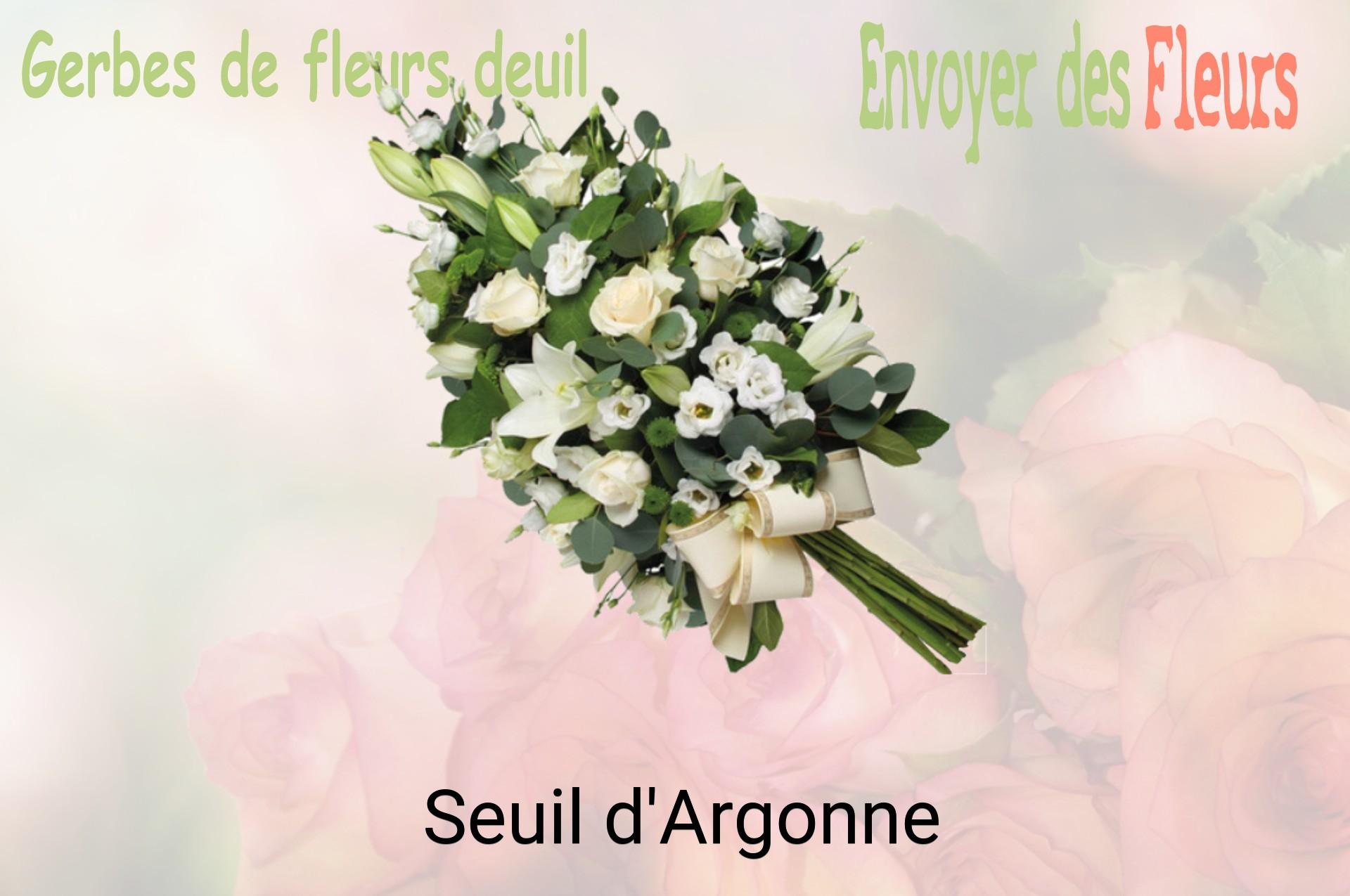 Gerbe de fleurs de deuil livrée à Seuil-d'Argonne